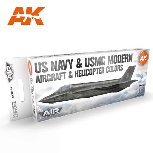 AK AK11744 US Navy & USMC Modern Aircraft & Helicopter SET 3G
