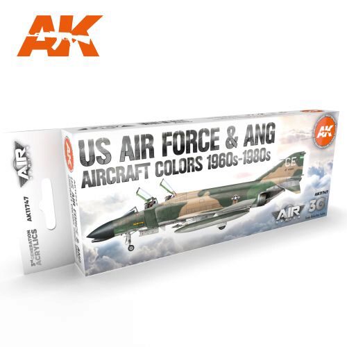 AK AK11747 US Air Force & ANG Aircraft 1960s-1980s SET 3G