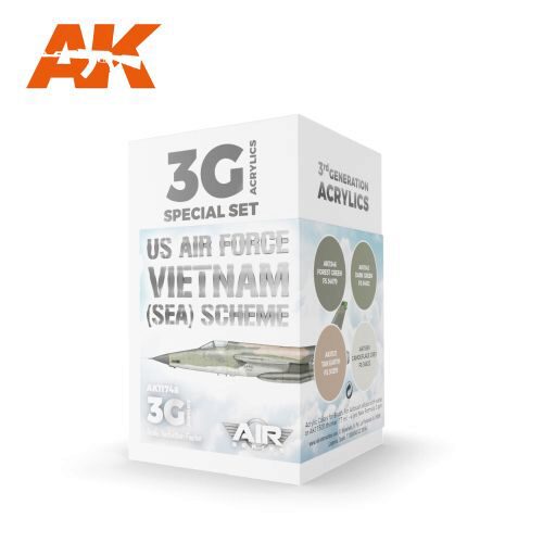 AK AK11748 US Air Force South East Asia (SEA) Scheme SET 3G