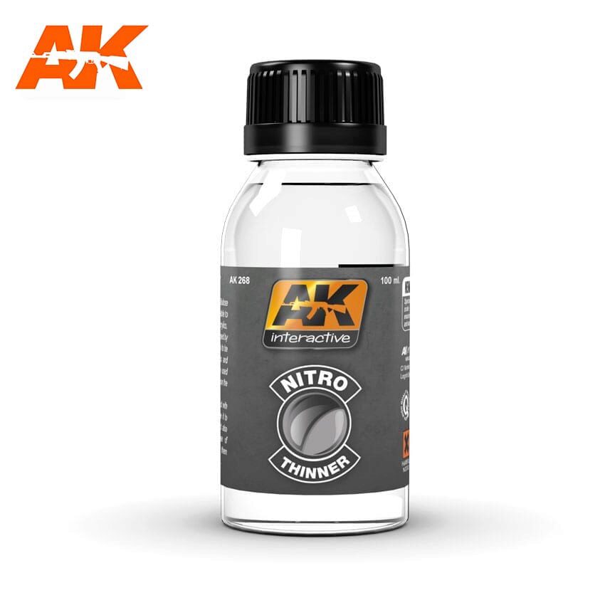 AK AK268 NITRO THINNER (FOR CLEAR COLORS AND FOR CLEANING)