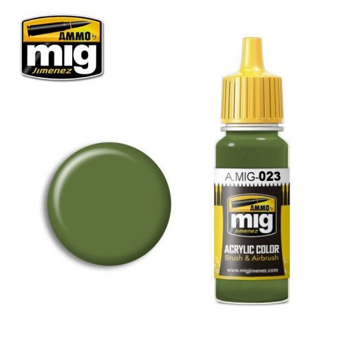 Ammo AMIG0023 Acryl Farbe PROTECTIVE GREEN (17 mL)
