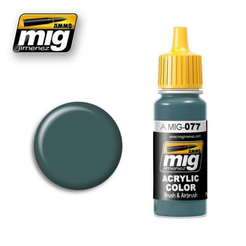 Ammo AMIG0077 Acryl Farbe DULL GREEN (17 mL)