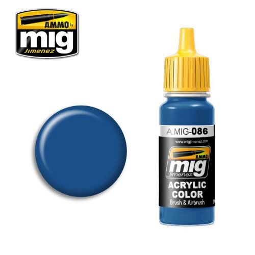 Ammo AMIG0086 Acryl Farbe BLUE (RAL 5019) (17 mL)
