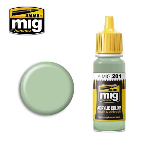 Ammo AMIG0201 Acryl Farbe FS 34424 LIGHT GRAY GREEN (17 mL)