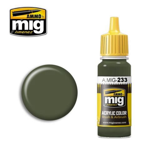 Ammo AMIG0233 Acryl Farbe RLM 71 DUNKELGRÜN (17 mL)