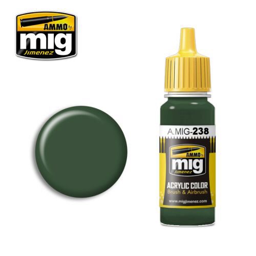 Ammo AMIG0238 Acryl Farbe FS 34092 MEDIUM GREEN (17 mL)