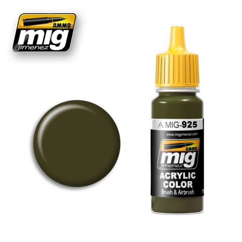 Ammo AMIG0925 Acryl Farbe OLIVE DRAB  DARK BASE (17 mL)