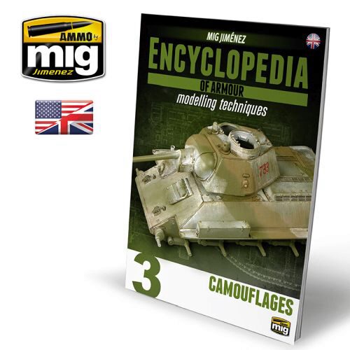 Ammo AMIG6152 ENCYCLOPEDIA OF ARMOUR MODELLING TECHNIQUES VOL. 3 - CAMOUFLAGE ENGLISH