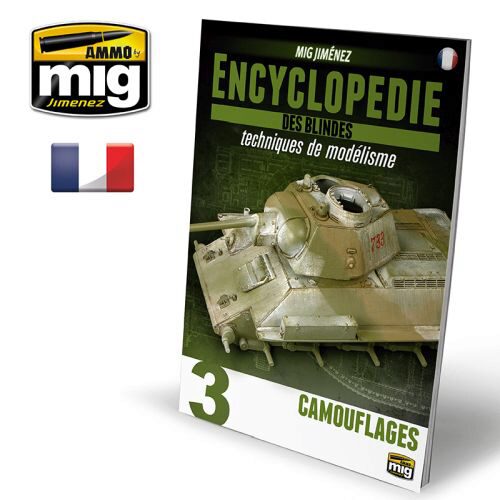 Ammo AMIG6172 ENCYCLOPEDIA OF ARMOUR MODELLING TECHNIQUES VOL. 3 - CAMOUFLAGE FRANÇAIS