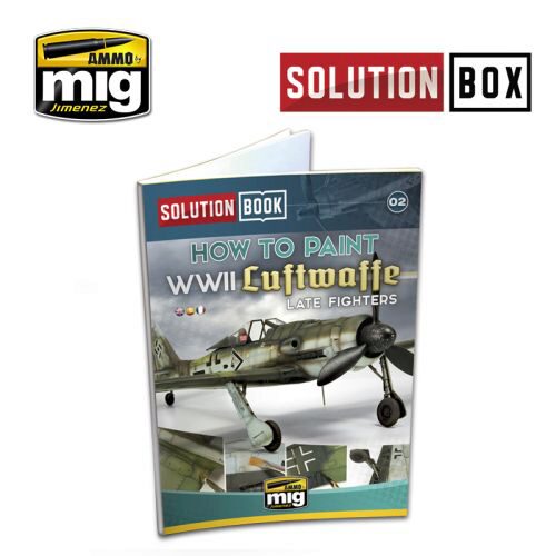 Ammo AMIG6502 WWII LUFTWAFFE LATE FIGHTERS SOLUTION BOOK - MULTILINGUAL BOOK
