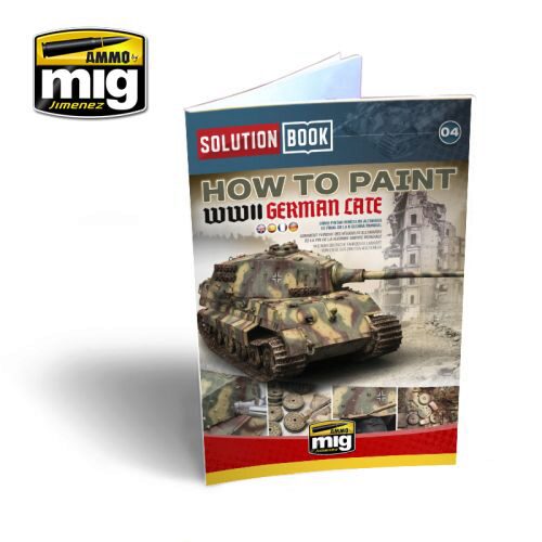 Ammo AMIG6503 SOLUTION BOOK. HOW TO PAINT WWII GERMAN LATE - MULTILINGUAL BOOK