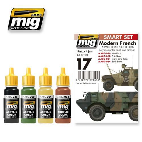 Ammo AMIG7151 MODERN FRENCH ARMED FORCES COLORS