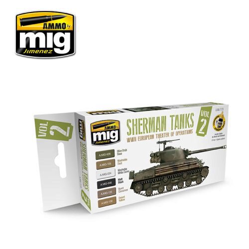 Ammo AMIG7170 WWII EUROPEAN THEATER OF OPERATIONS SHERMAN TANKS