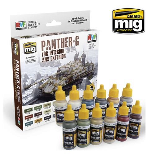 Ammo AMIG7174 PANTHER G COLORS for interior and exterior (SPECIAL RYEFIELD EDITION)