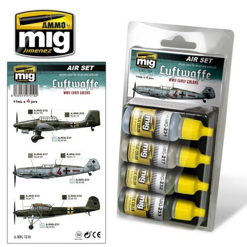 Ammo AMIG7210 LUFTWAFFE WWII EARLY COLORS