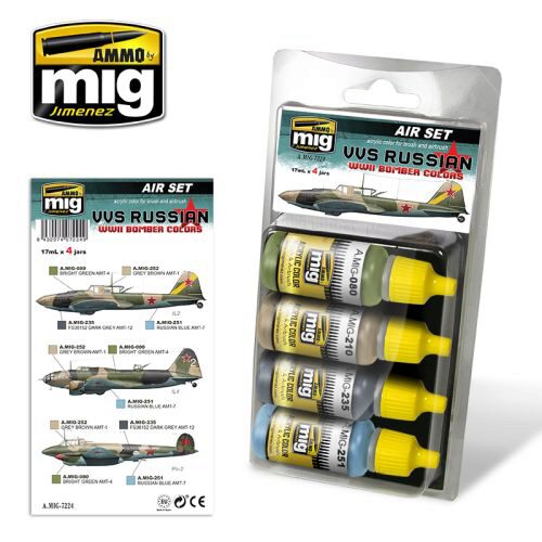 Ammo AMIG7224 VVS RUSSIAN WWII BOMBER COLORS