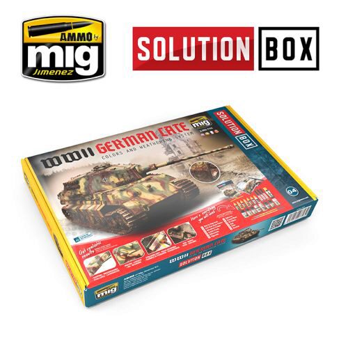 Ammo AMIG7703 SOLUTION Box deutsche Panzer späte Version WWII