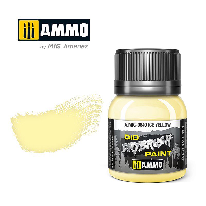Ammo AMIG0640 DRYBRUSH Ice Yellow 