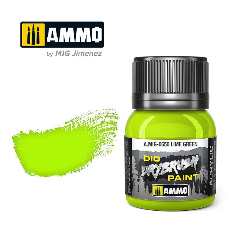 Ammo AMIG0650 DRYBRUSH Lime Green 