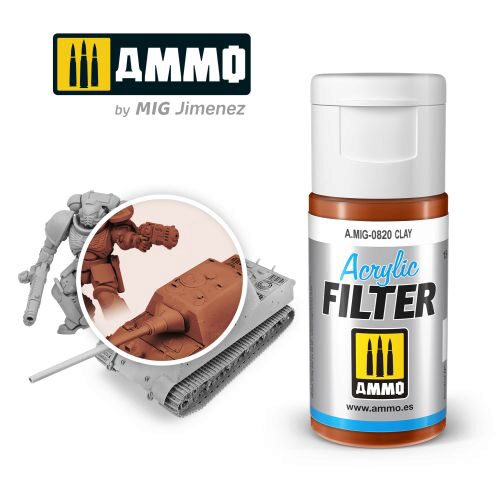Ammo AMIG0820 ACRYLIC FILTER Clay