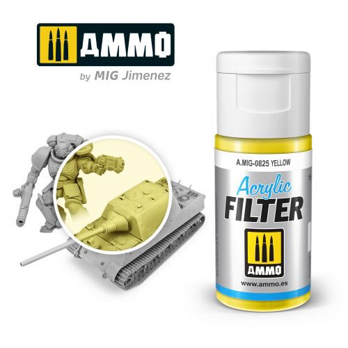 Ammo AMIG0825 ACRYLIC FILTER Yellow