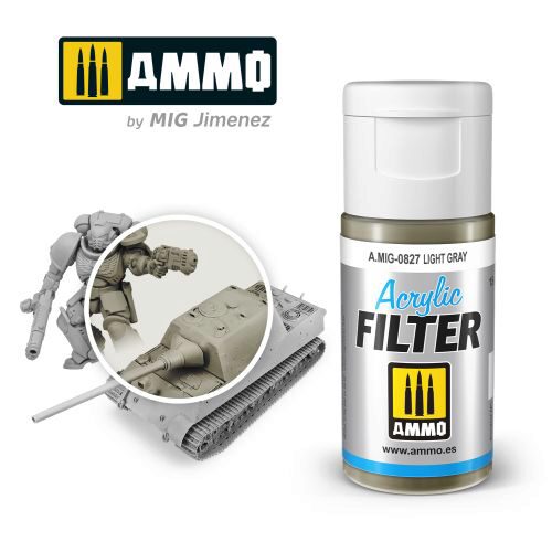 Ammo AMIG0827 ACRYLIC FILTER Light Gray