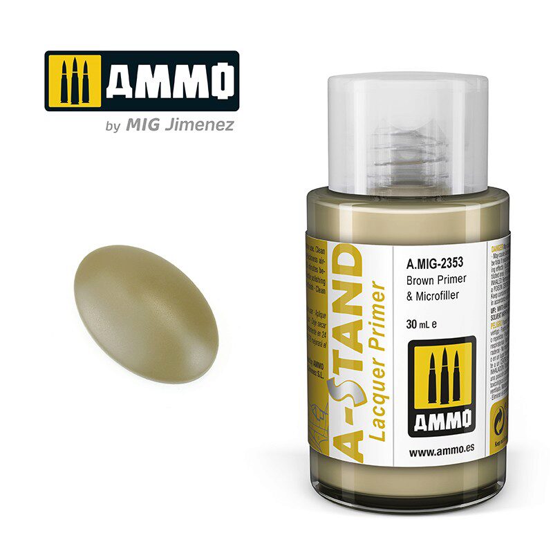Ammo AMIG2353 A-STAND Brown Primer & Microfiller