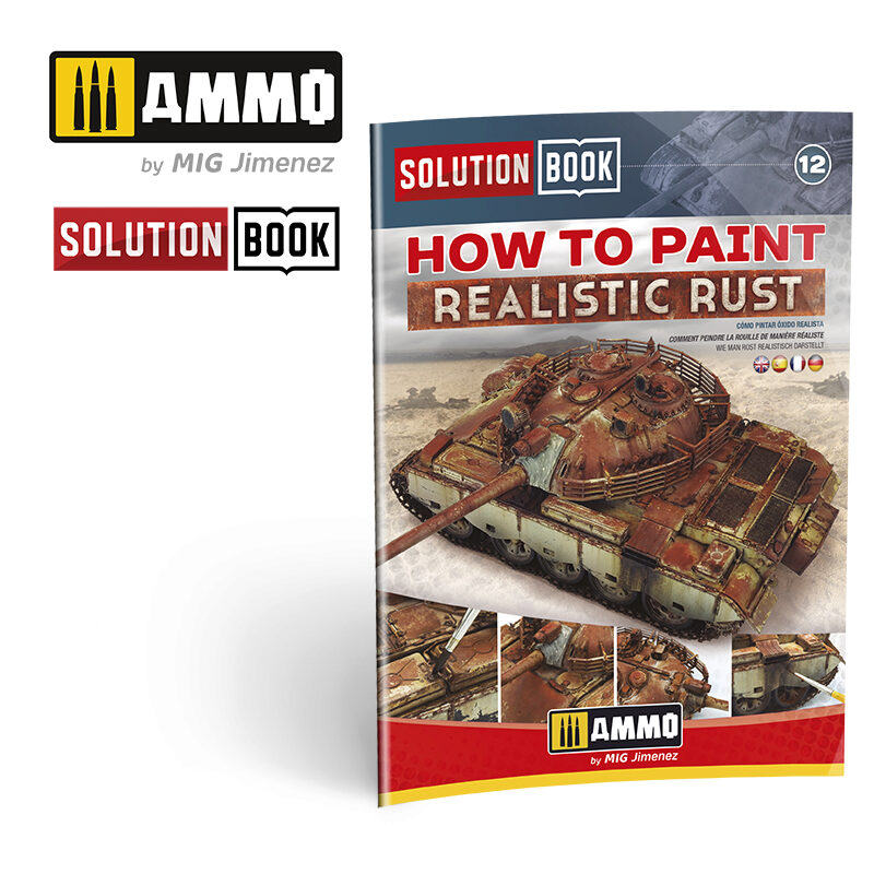 Ammo AMIG6519 How to paint Realistic Rust SOLUTION BOOK