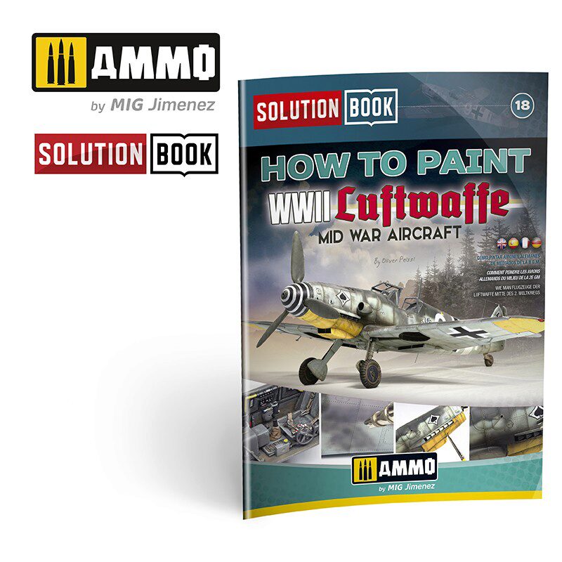 Ammo AMIG6526 How to Paint WWII Luftwaffe Mid War Aircraft SOLUTION BOOK