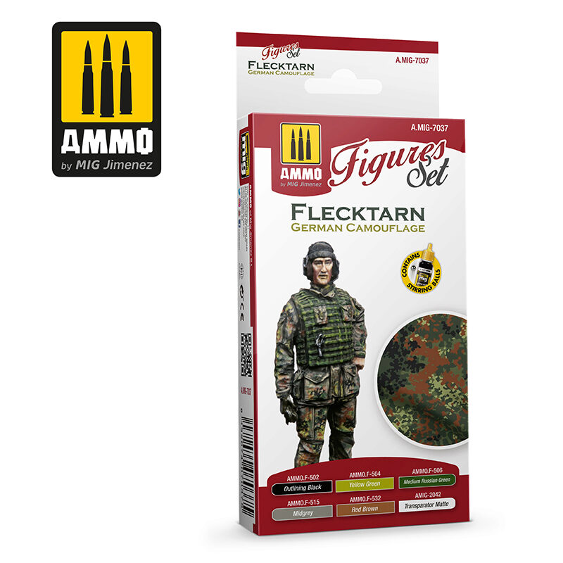 Ammo AMIG7037 Flecktarn German Camouflage Set