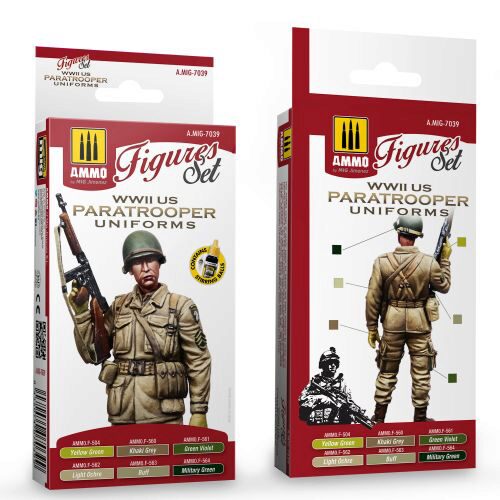 Ammo AMIG7039 WWII US Paratroopers Figures Set