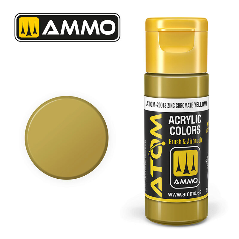 Ammo ATOM-20013 ATOM COLOR Zinc Chromate Yellow