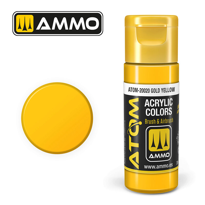 Ammo ATOM-20020 ATOM COLOR Gold Yellow