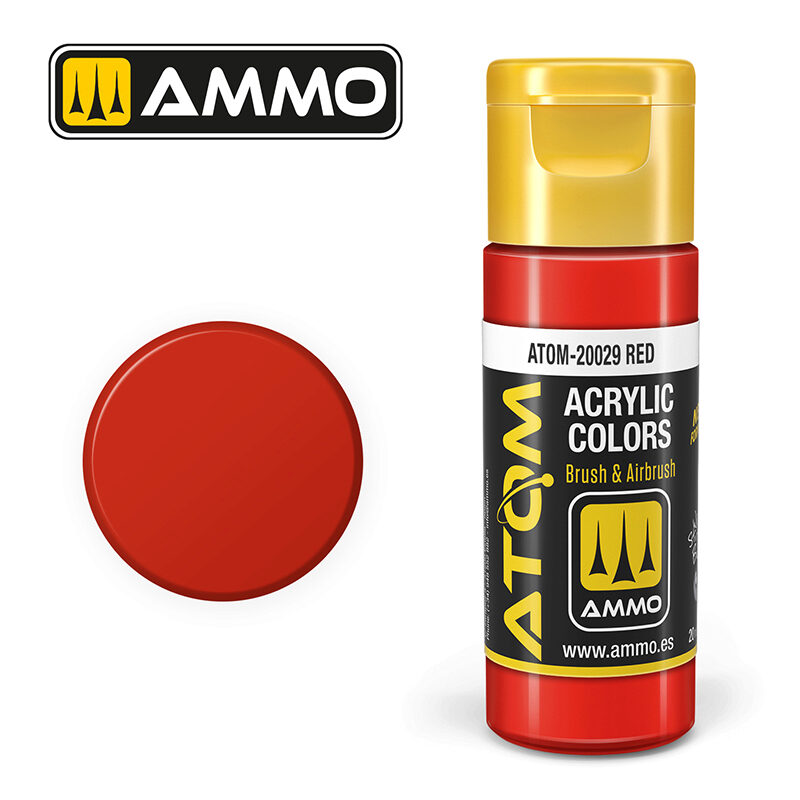 Ammo ATOM-20028 ATOM COLOR Scarlet Red