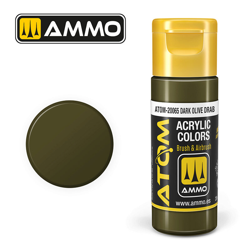 Ammo ATOM-20065 ATOM COLOR Darl Olive Drab