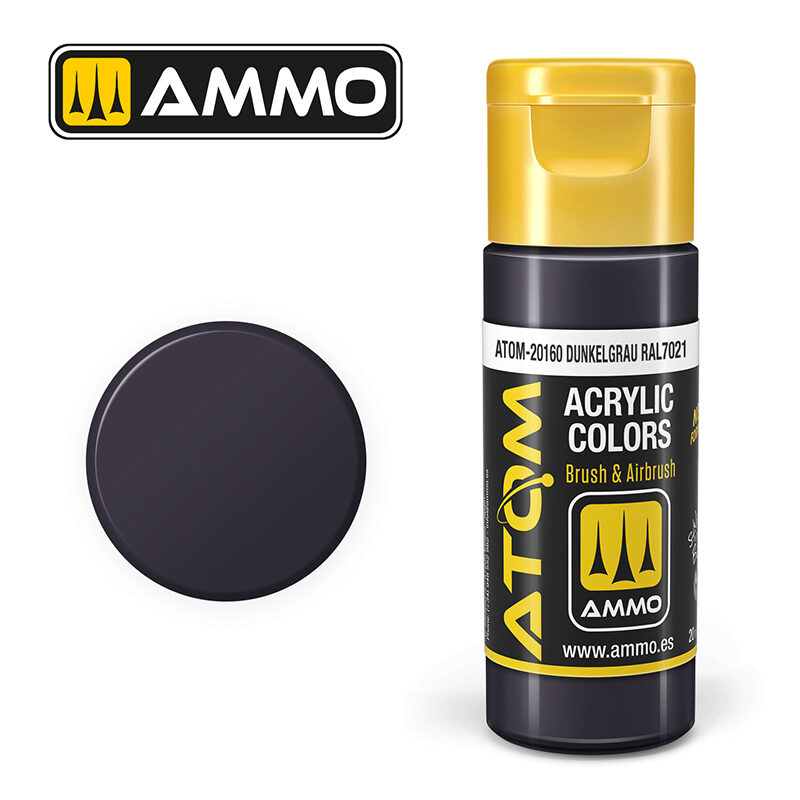 Ammo ATOM-20160 ATOM COLOR Dunkelgrau RAL7021