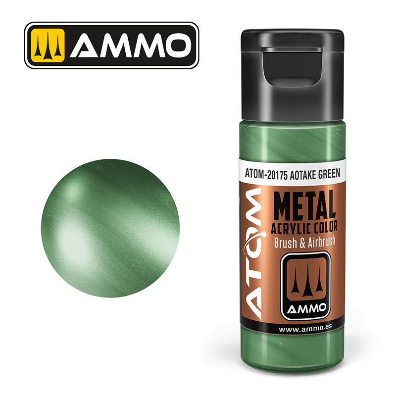 Ammo ATOM-20175 ATOM METALLIC Aotake Green