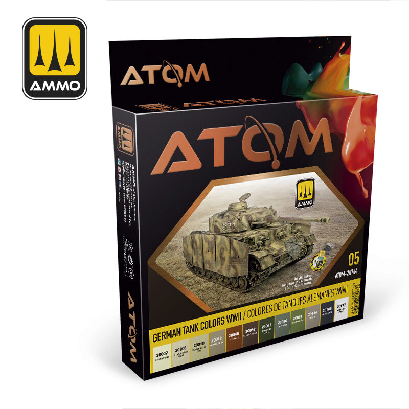 Ammo ATOM-20704 ATOM-German Tank Colors WWII