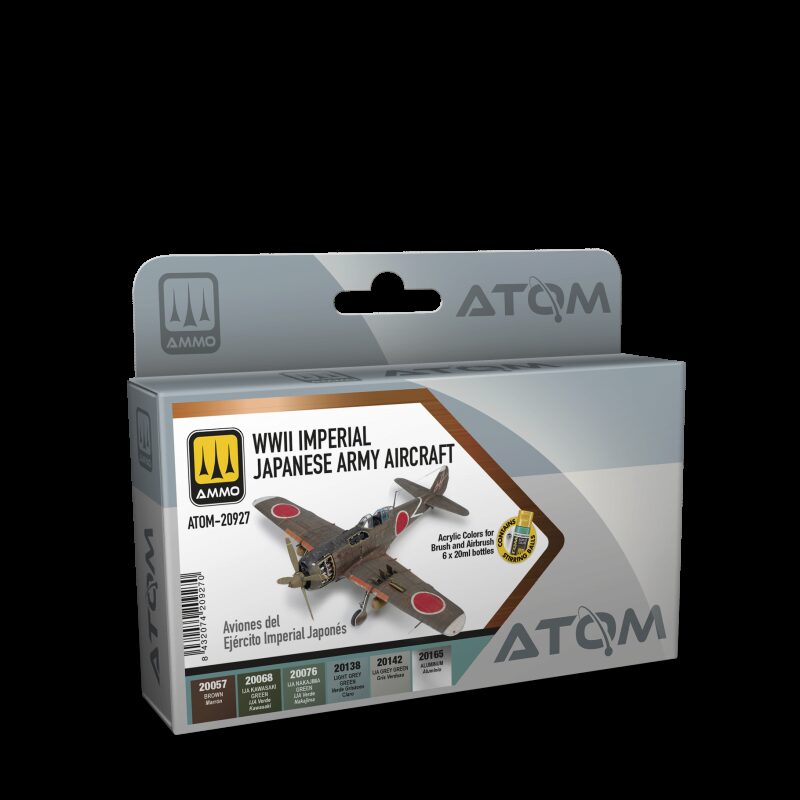 Ammo ATOM-20927 ATOM WWII Imperial Japanese Army Aicraft Set 6tlg