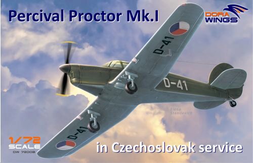 Dora Wings 72003 Percival Proctor Mk.1 marking of Czechoslovakia