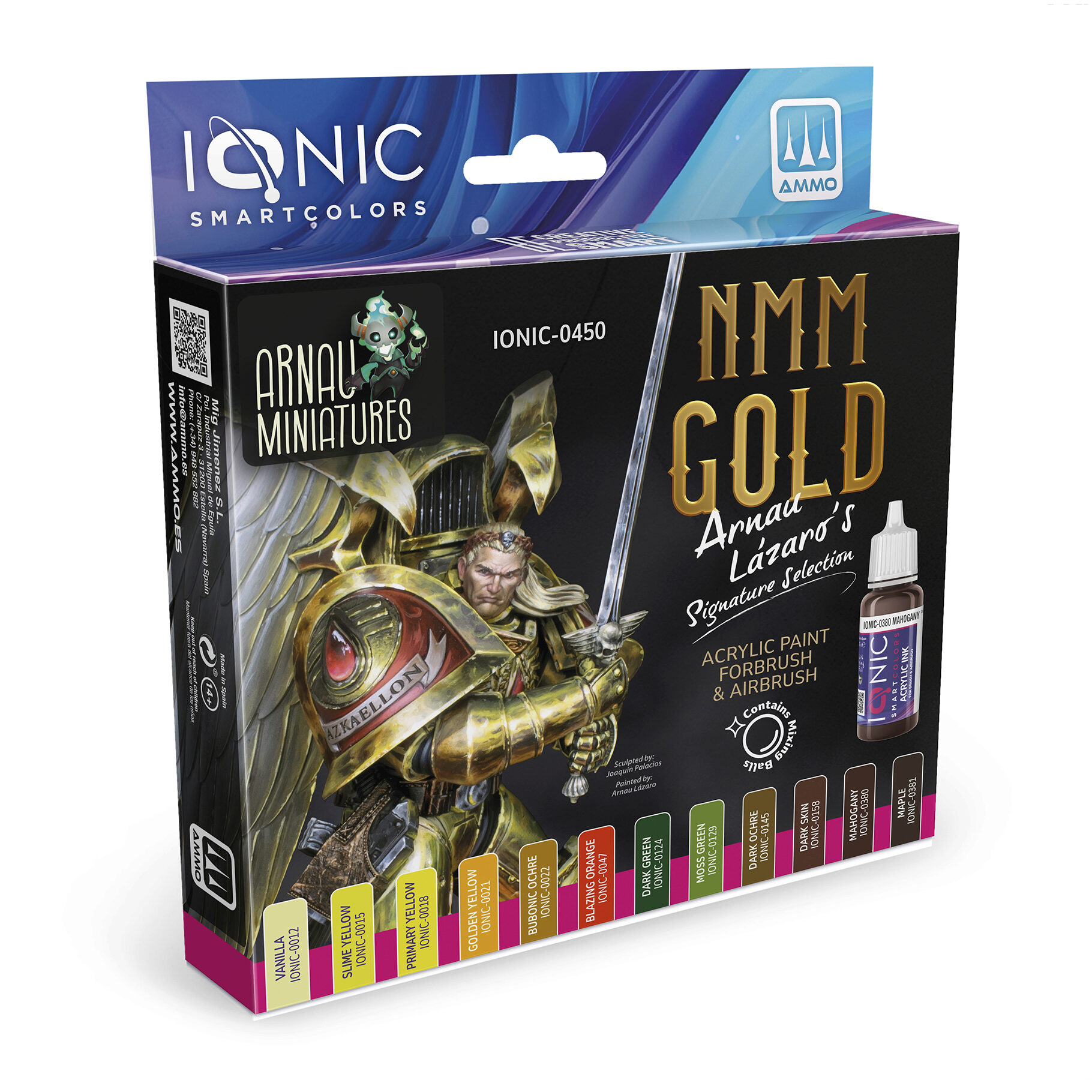 Ammo IONIC-0450 IONIC NMM Gold Arnau Lazaro Set