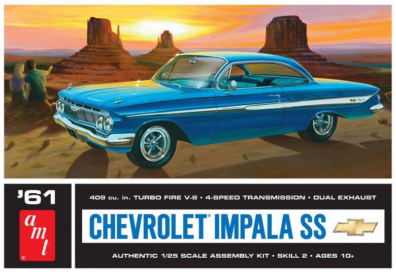 AMT 1013 1961 Chevy Impala SS
