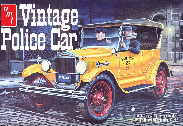 AMT 1182 1927 Ford T Vintage Police Car