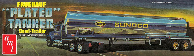 AMT 1239 Fruehauf Plated Tanker Trailer (Sunoco)