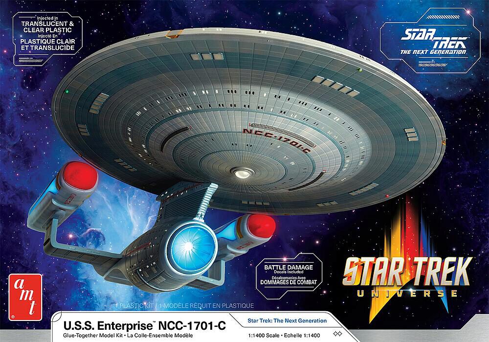 AMT AMT1332M/12 1:1400 Star Trek USS Enterprise NCC 1701 C