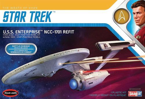 AMT 2974 Star Trek USS Enterprise refit Wrath of Kahn Ed.