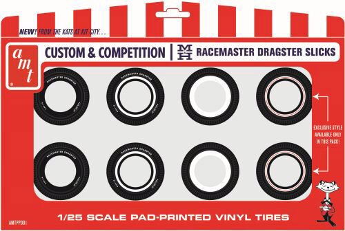 AMT PP001 M&H Drag Slick Tire Pack (8 tires, 4 styles)