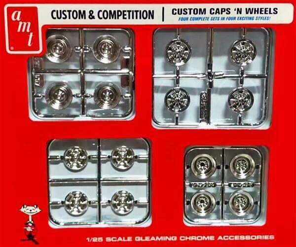 AMT PP021 Custom Caps & Wheels Parts Pack