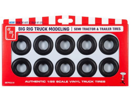 AMT PP023 Big Rig Truck Tire Parts Pack
