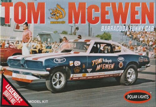 AMT POL953 Tom Mongoose McEwen 1969 Barracuda Funny Car